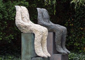 Image of Magdalena Abakanowicz's 'Sage' & 'Sage B'