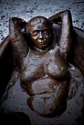 Image of DeJoris' 'Woman in Bathtub'