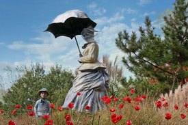 Image of Seward Johnson's 'On Poppied Hill'