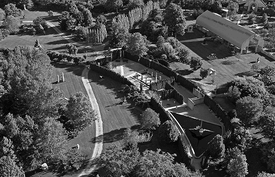 Historical image of the Sculpture Court